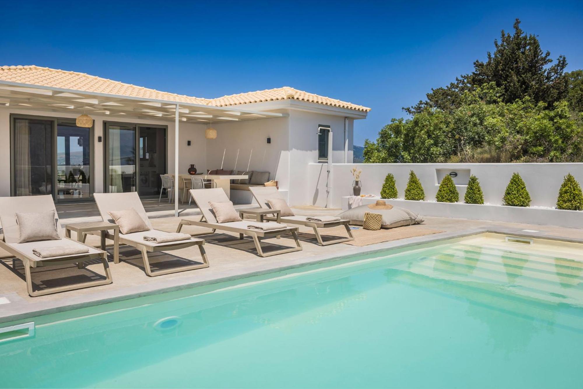 Villa Mirto - Iris Sunset Villas Lépedha 외부 사진