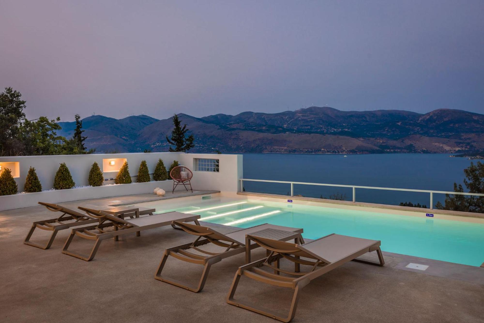 Villa Mirto - Iris Sunset Villas Lépedha 외부 사진