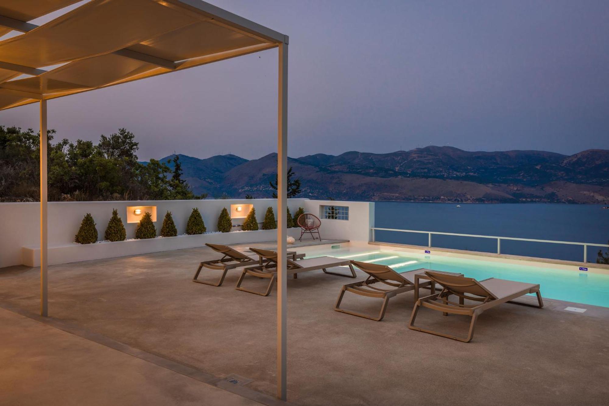Villa Mirto - Iris Sunset Villas Lépedha 외부 사진